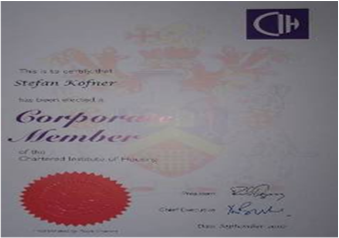Certificate CIH